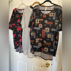 3 like new XL LuLaRoe Irmas